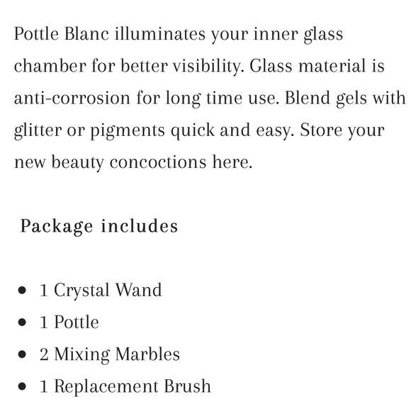 NWT Pottle Blanc The Blender Bottle for Everything Beauty Related - Picture 6 of 9